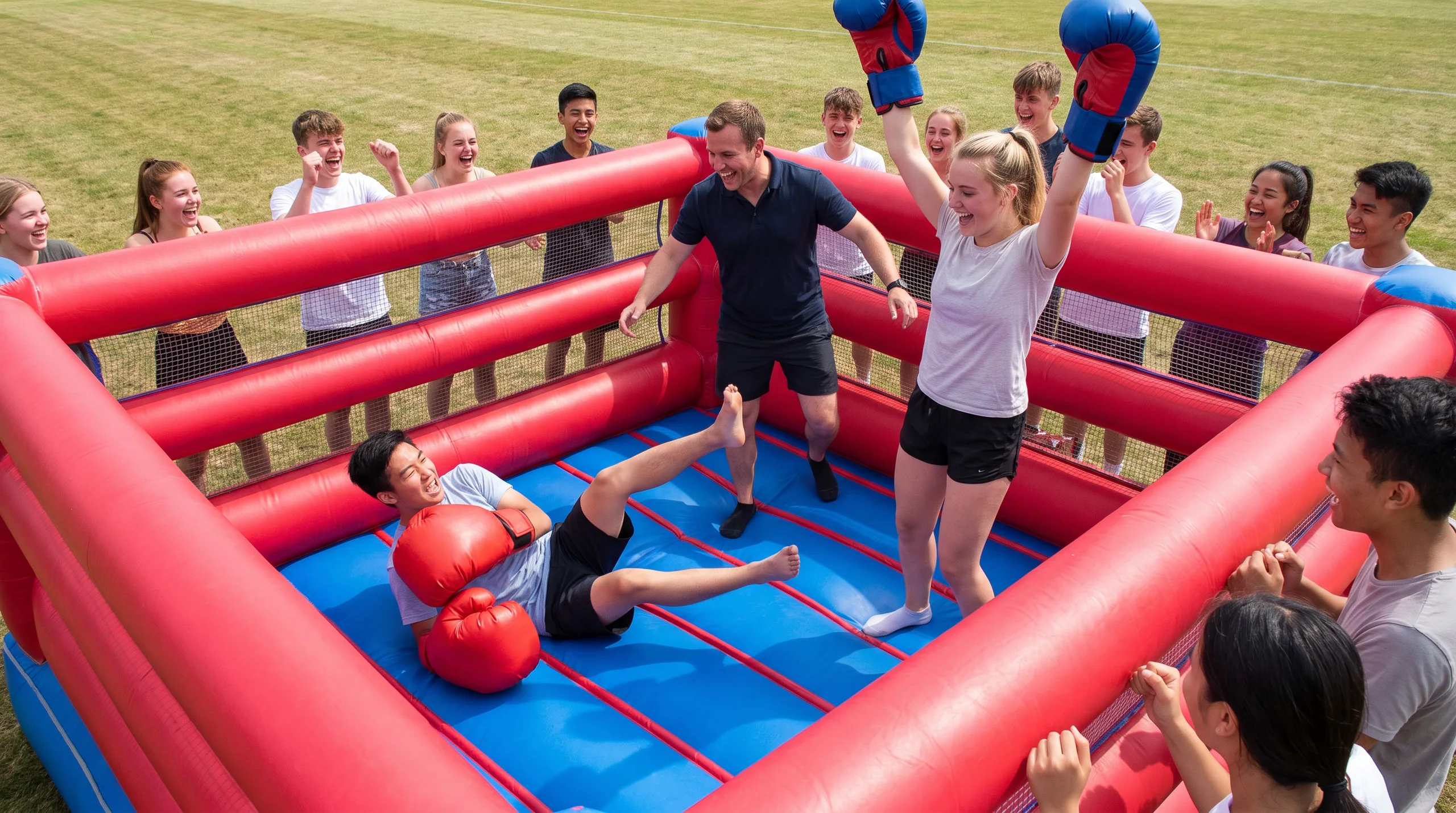 Boxing Ring Inflatable, at an event