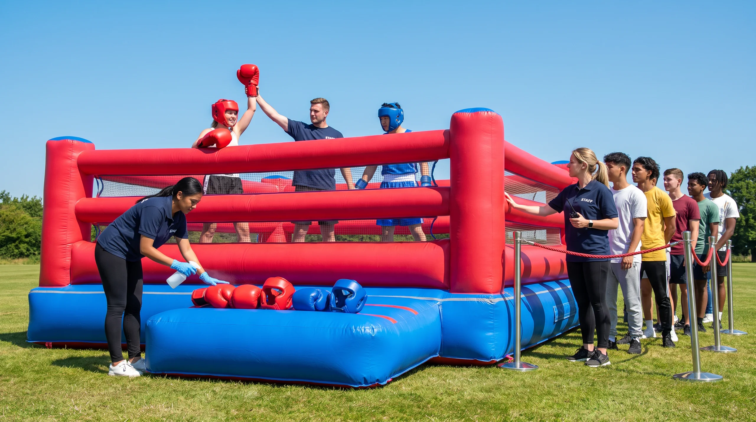 Boxing Ring Inflatable, at an event