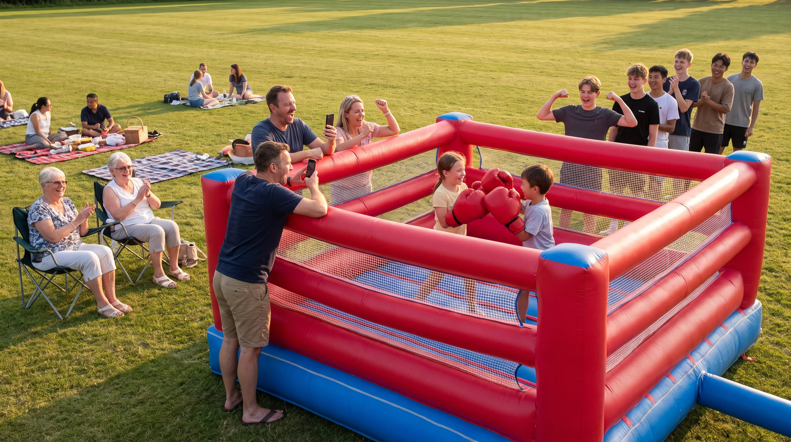 Boxing Ring Inflatable, at an event