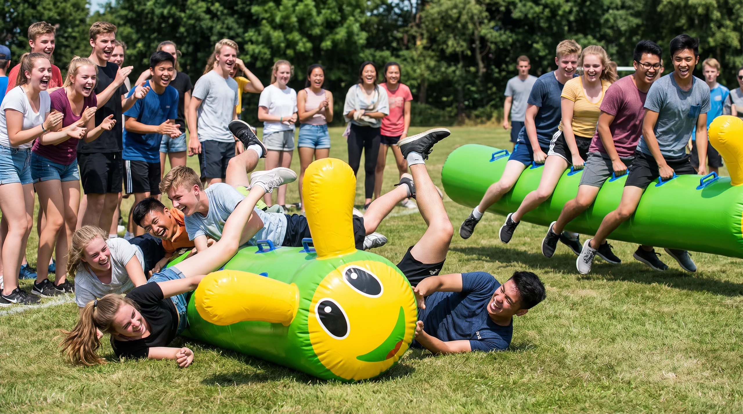 Caterpillar Racing Game, at an event