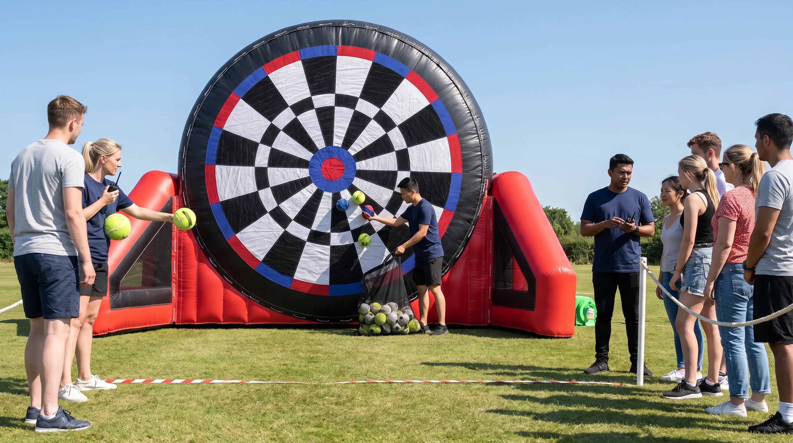 Giant Dart Board, at an event