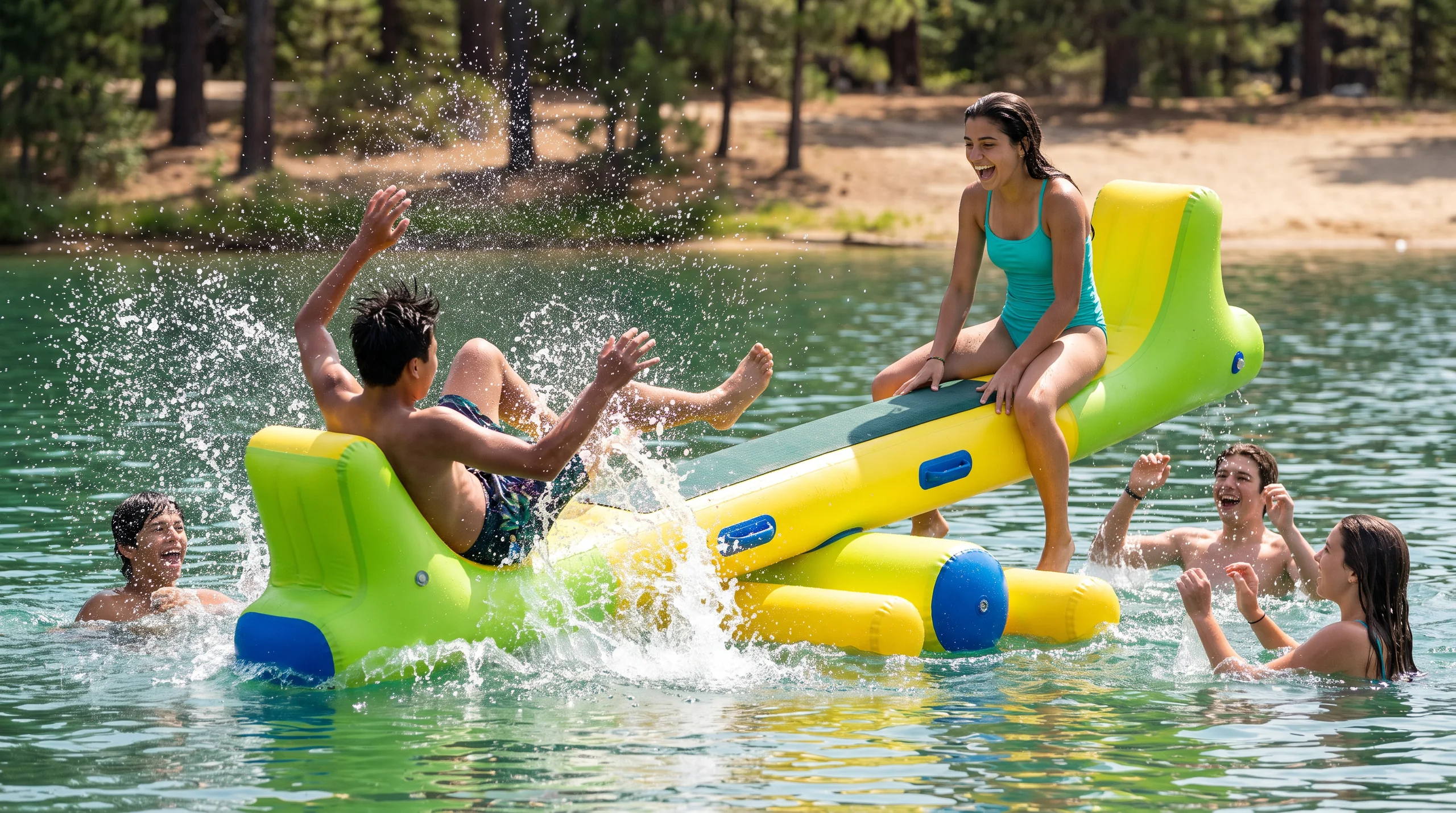 Aqua Seesaw, at a site