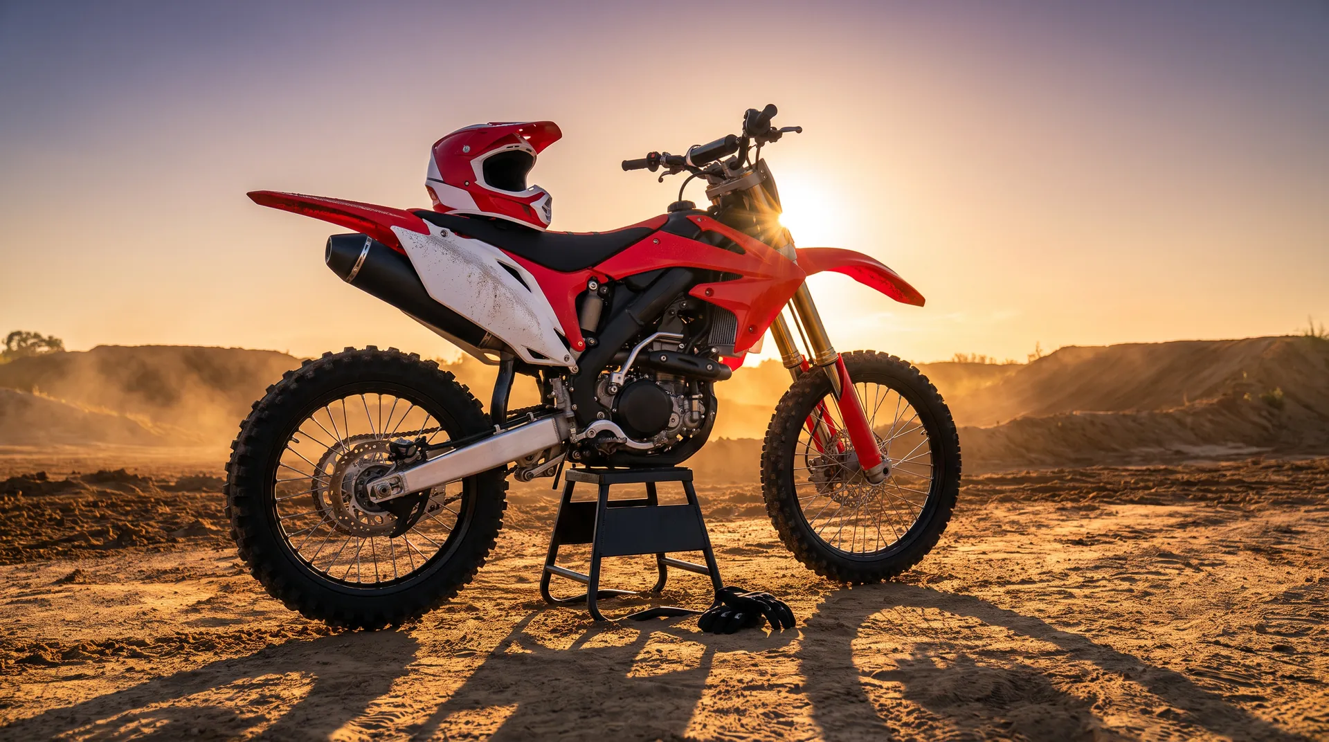 Dirt Bike, in use