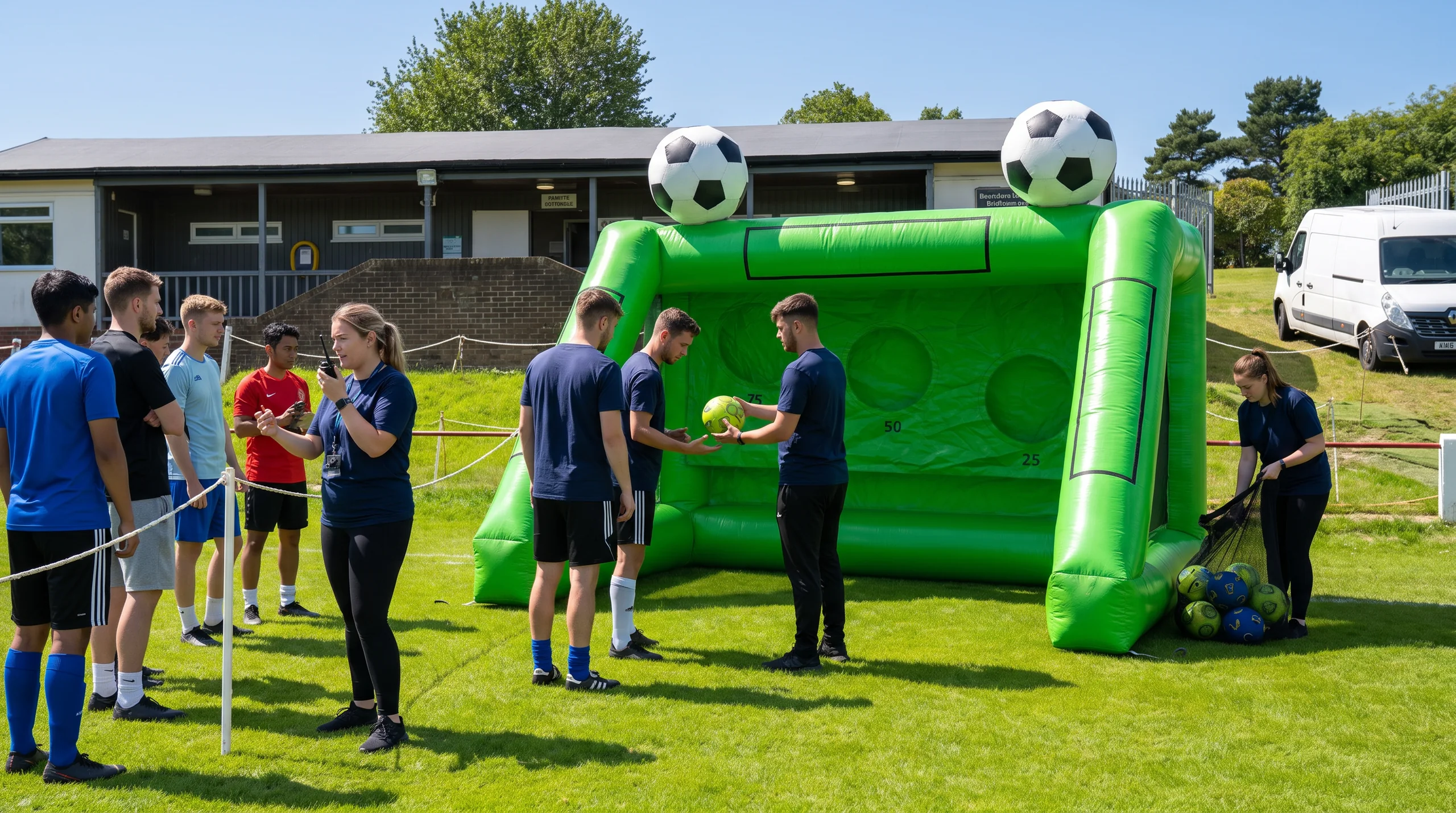 Football Shooting, at an event