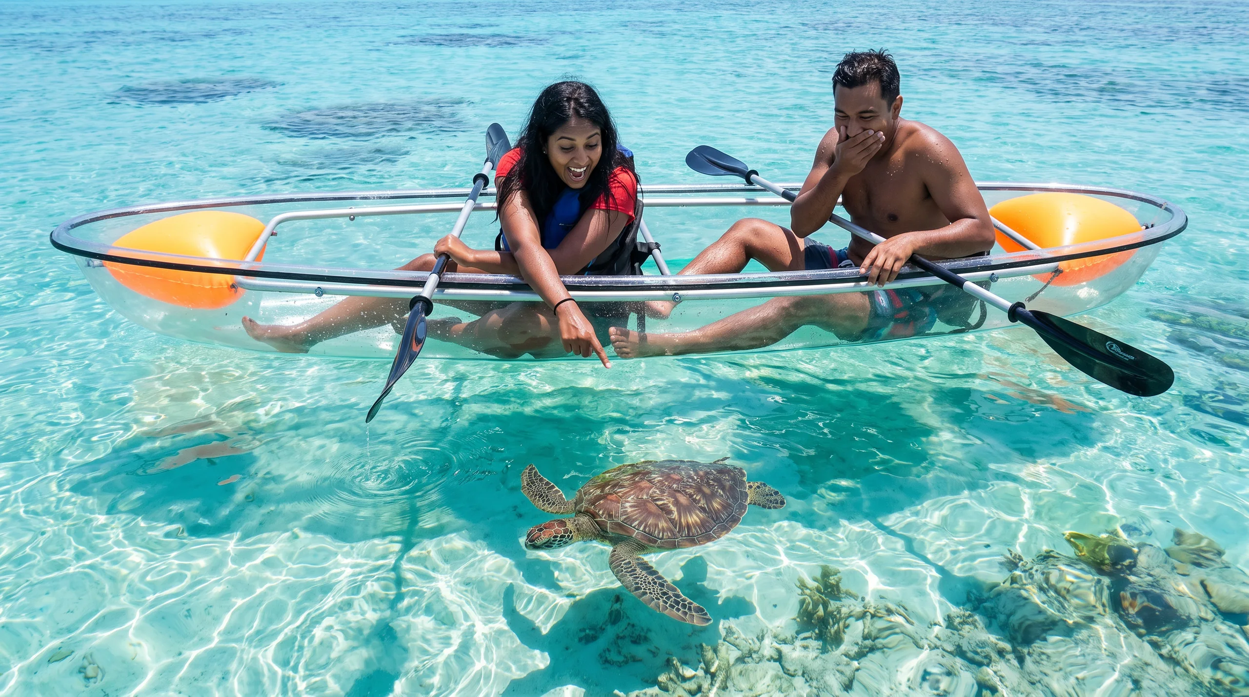 Clear Kayak, at a site