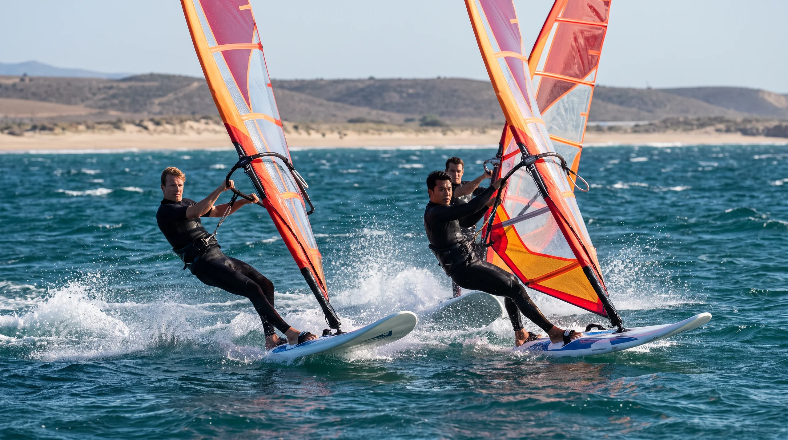 Wind Surfing, at a site