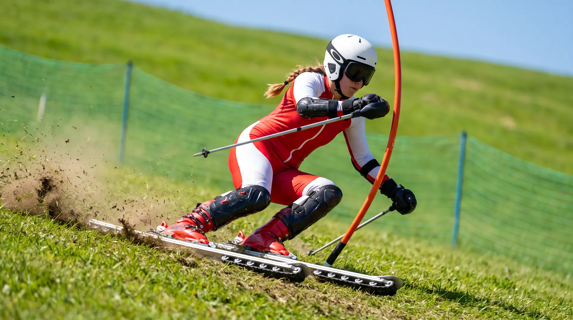 Grass Ski, in use
