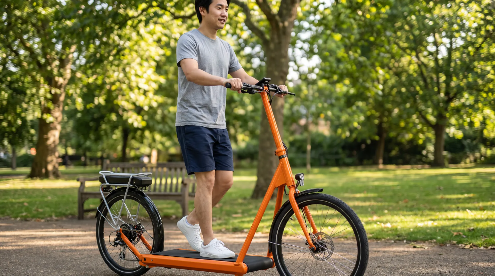 Treadmill Walking Bike, in use