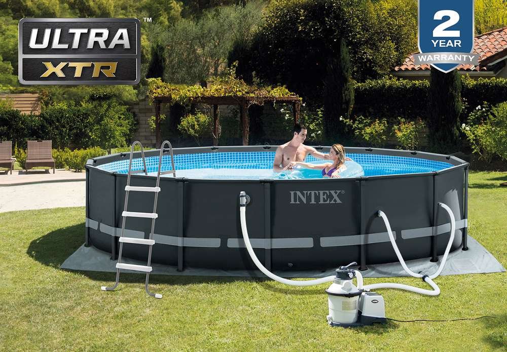 16ft X 48in Ultra XTR Frame Pool Set with Sand Filter Pump