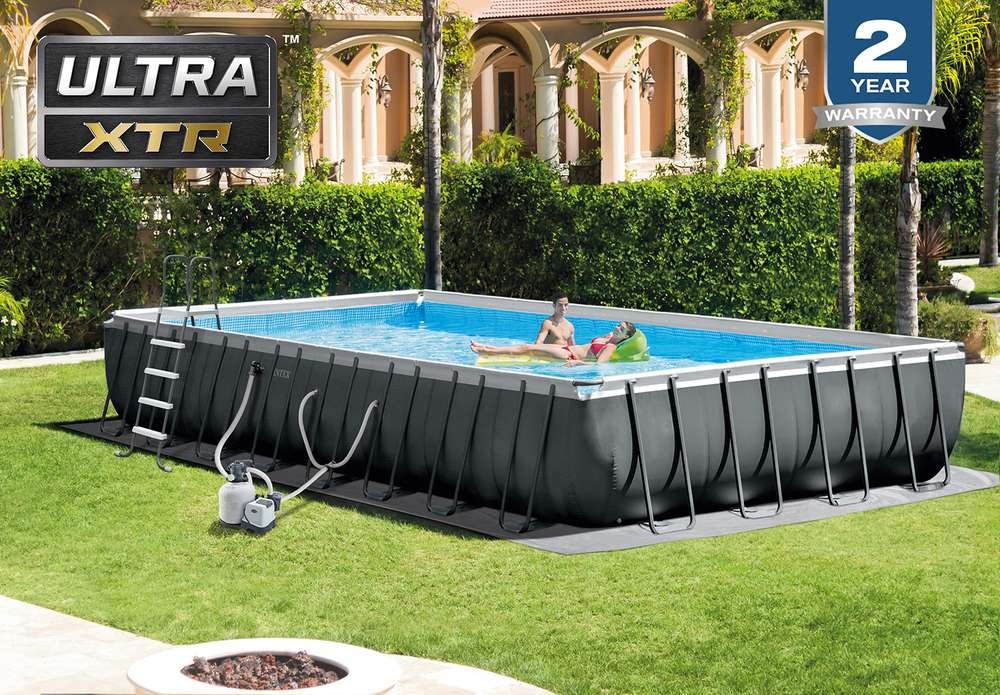 32ft X 16ft X 52in Ultra XTR Frame Pool Set with Sand Filter Pump & Saltwater System
