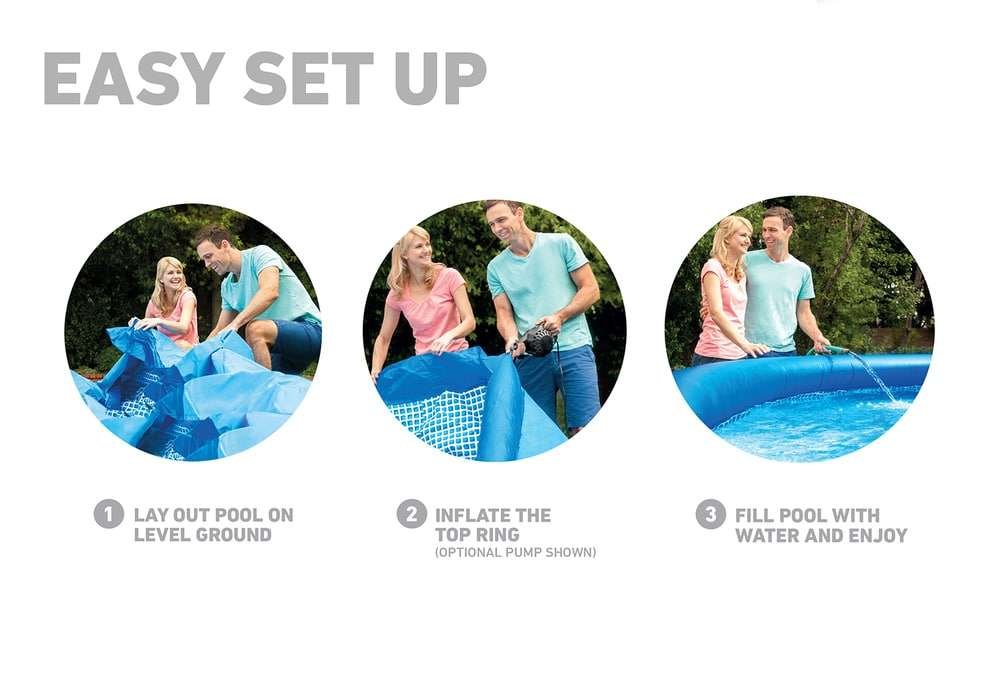 Intex 10ft X 24in Easy Set Pool Set 28117EH