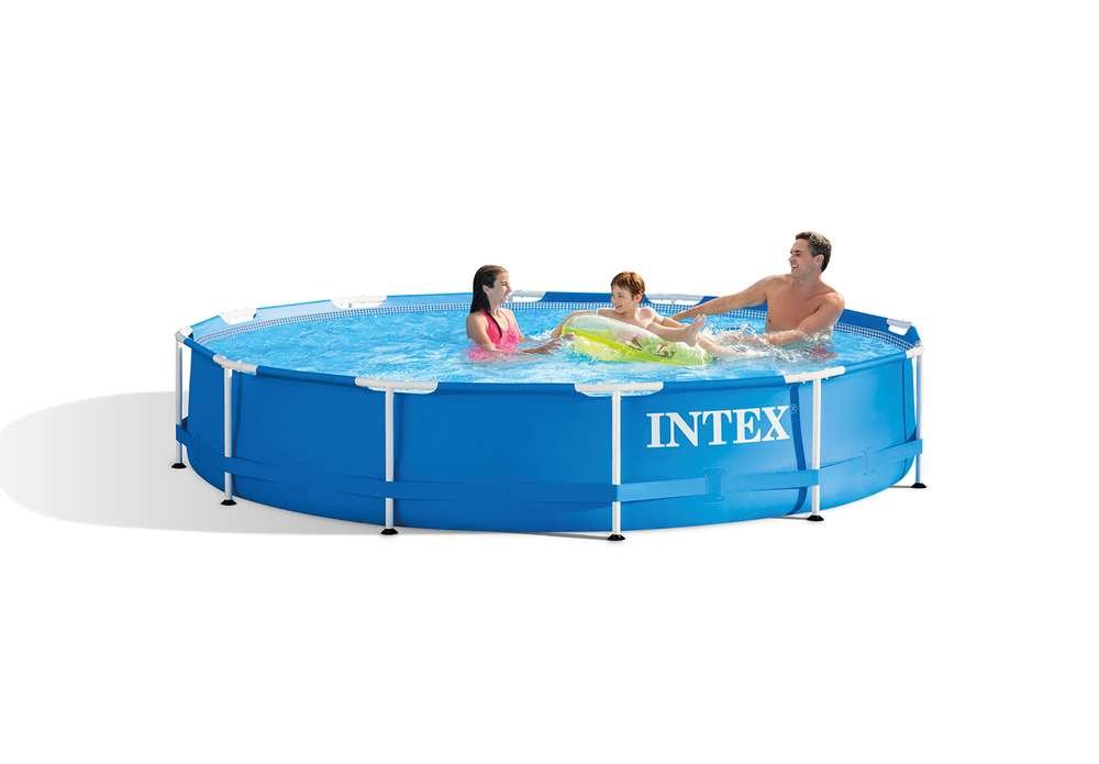 28211EH-12ft X 30in Metal Frame Pool Set