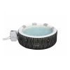Bestway 60059 | Size 6.40 x 6.40 x 2.10 Ft | Inflatable Portable Spa Lay Z Bathtub Hollywood