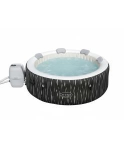 Bestway 60059 | Size 6.40 x 6.40 x 2.10 Ft | Inflatable Portable Spa Lay Z Bathtub Hollywood