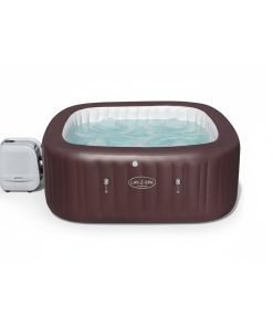 Bestway 60033 | Size 6.80 x 6.80 x 2.60 Ft | Inflatable Portable Spa Lay Z Bathtub Maldives