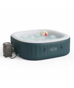 Bestway 60015 | Size 5.92 x 5.92 x 2.16 Ft | Inflatable Portable Spa Lay Z Bathtub Ibiza