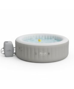 Bestway 60007 | Size 5.90 x 5.90 x 2.17 Ft | Inflatable Portable Spa Lay Z Bathtub Tahiti
