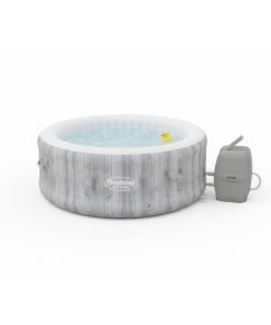 Bestway 60085 | Size 5.91 x 5.91 x 2.17 Ft | Inflatable Portable Spa Lay Z Bathtub Fiji