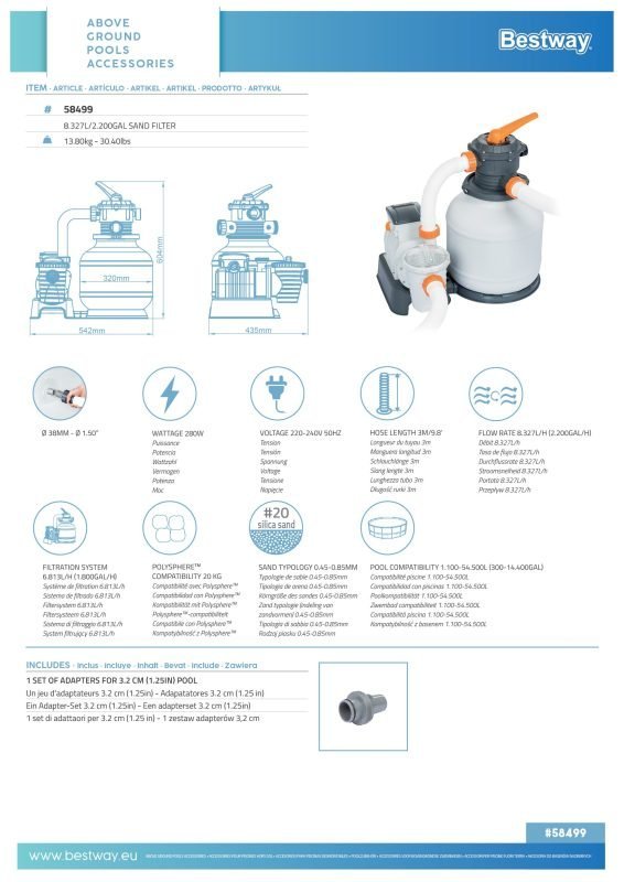 Sand Filter 58499