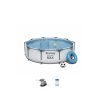 Bestway 56408 | Size 10.0 x 10.0 x 2.50 Ft | Steel Pro MAX Round Metal Frame Portable Ready-Made Swimming Pool