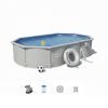 Bestway 56369 | Size 20.11 x 11.8 x 4.00 Ft | Hydrium Steel Oval Metal Frame Portable Ready-Made Swimming Pool
