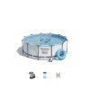 Bestway 56418 | Size 12.0 x 12.0 x 3.30 Ft | Steel Pro MAX Round Metal Frame Portable Ready-Made Swimming Pool