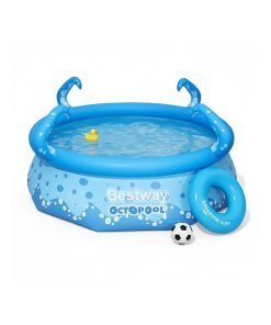 Bestway 57397 | Size 9.1 x 9.0 x 3.0 Ft | Fast Set Inflatable Round Ready-Made Above Ground Swimming Pool