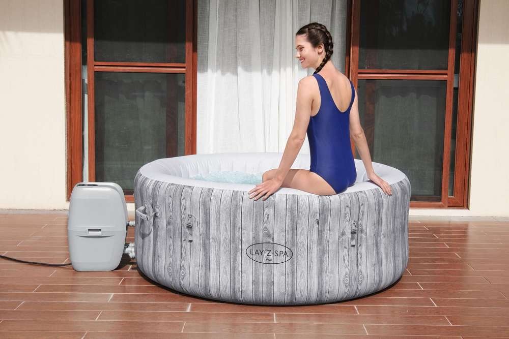 Bestway 60085 | Size 5.91 x 5.91 x 2.17 Ft | Inflatable Portable Spa Lay Z Bathtub Fiji - Image 4