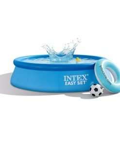 Intex 28120 | Size 10.0 x 10.0 x 2.50 Ft | Easy Set Round Inflatable Portable Swimming Pool