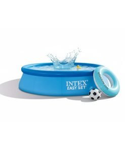 Intex 28130 | Size 12.0 x 12.0 x 2.50 Ft | Easy Set Round Inflatable Portable Swimming Pool