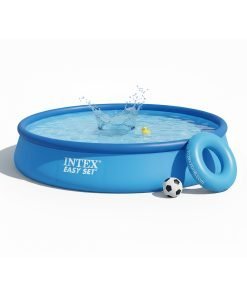 Intex 28158 | Size 15.0 x 15.0 x 2.75 Ft | Easy Set Round Inflatable Portable Swimming Pool