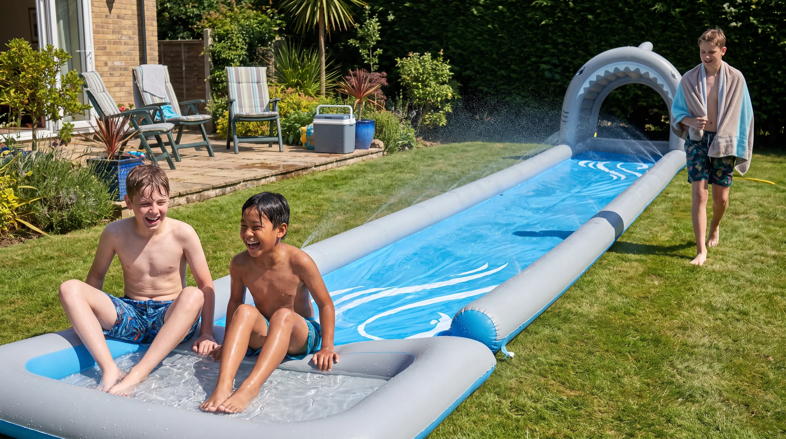 Intex Surf 'N Slide, at an event