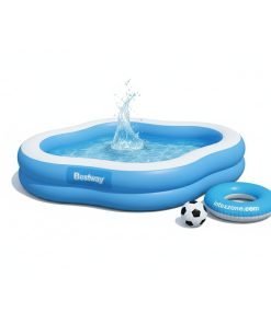 Bestway 54409 | Size 8.10 x 6.6 x 1.6 Ft |  Splashview Inflatable Fast Set Portable Ready-Made Swimming Pool