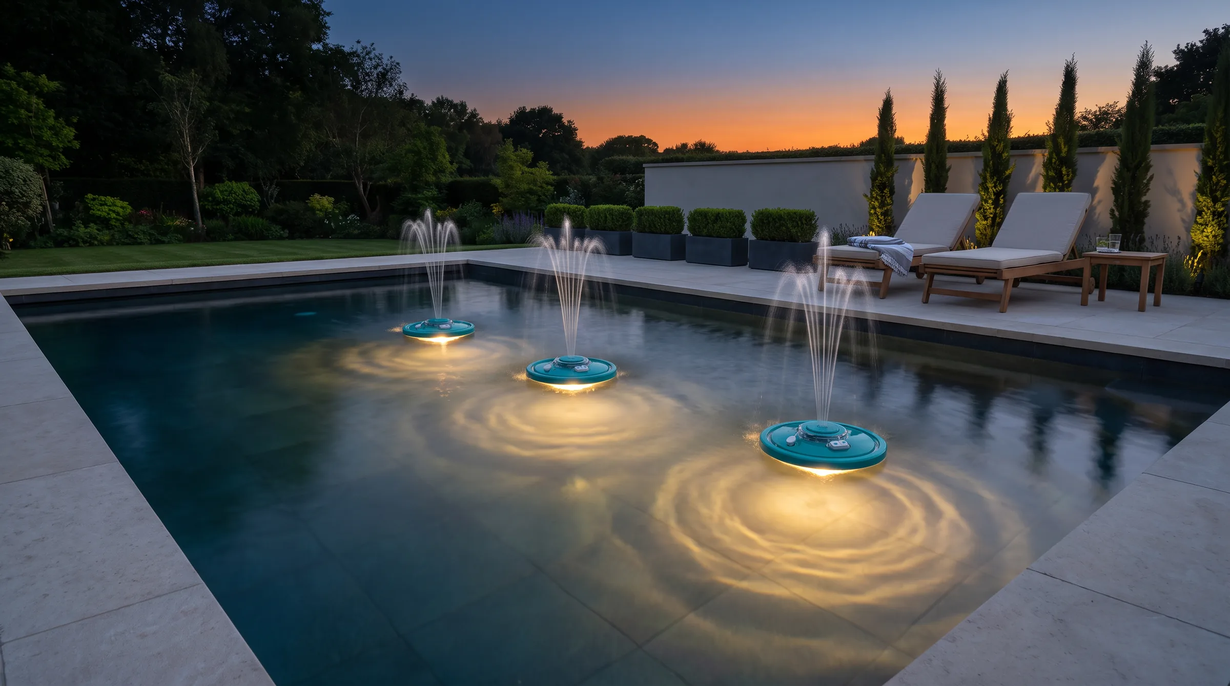 Floating Fountain, in use
