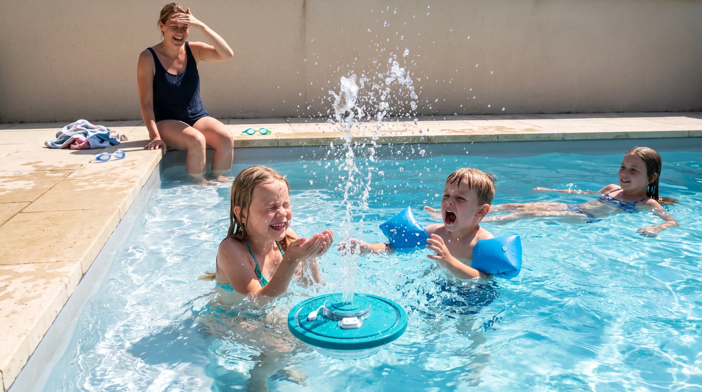 Floating Fountain, in use