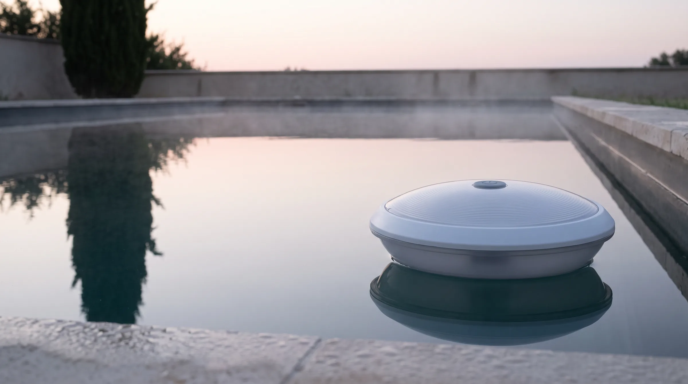 Floating Pool Light, in use