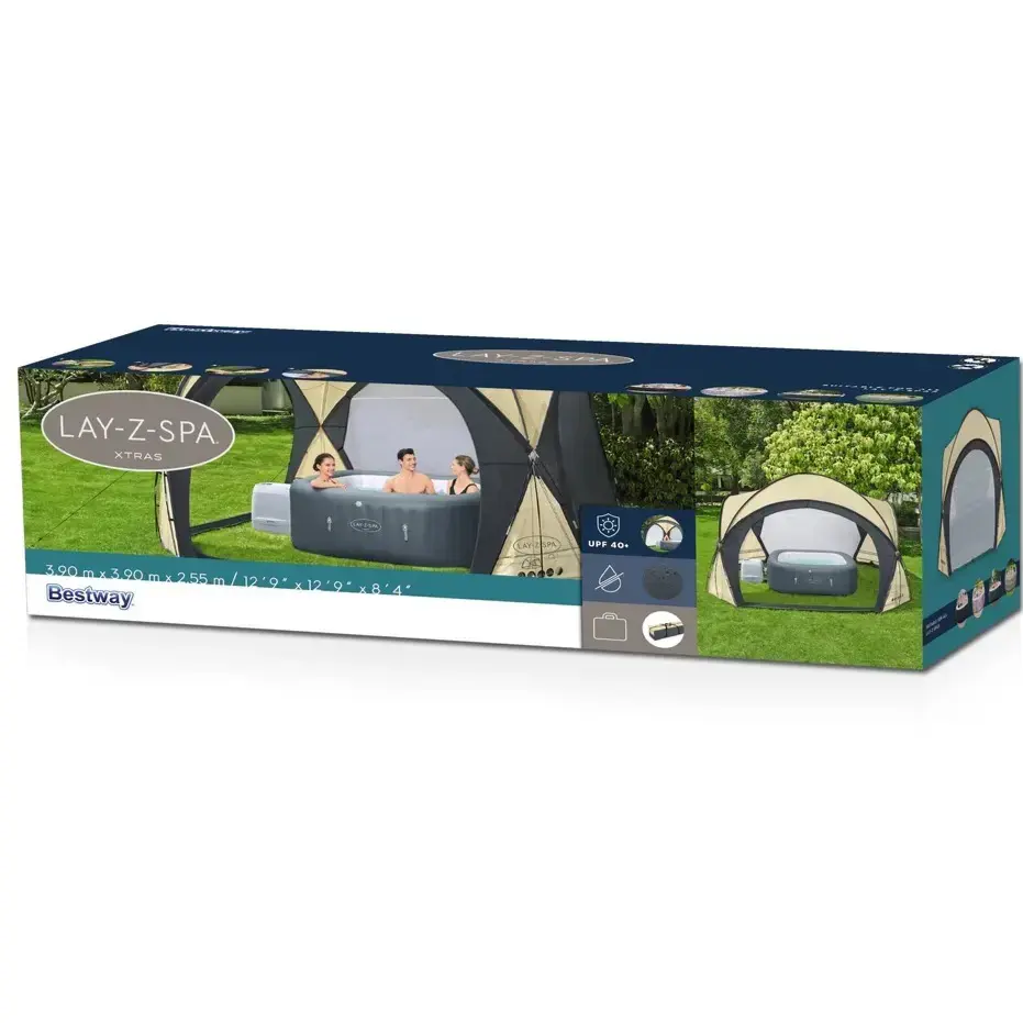 Bestway 60305 | Size 12.90 x 12.90 x 8.40 Ft | Lay-Z-Spa Gazebo Dome - Image 5