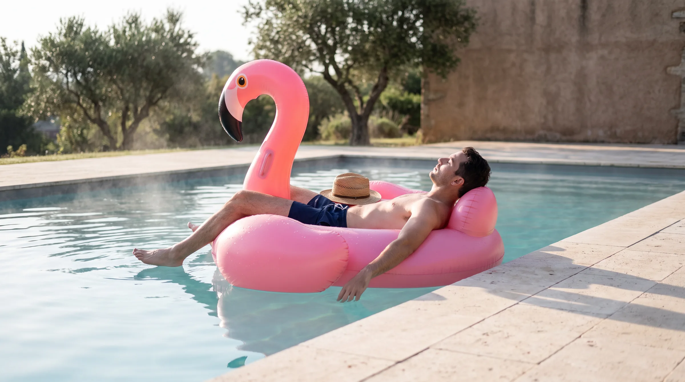 Mega Flamingo, in use
