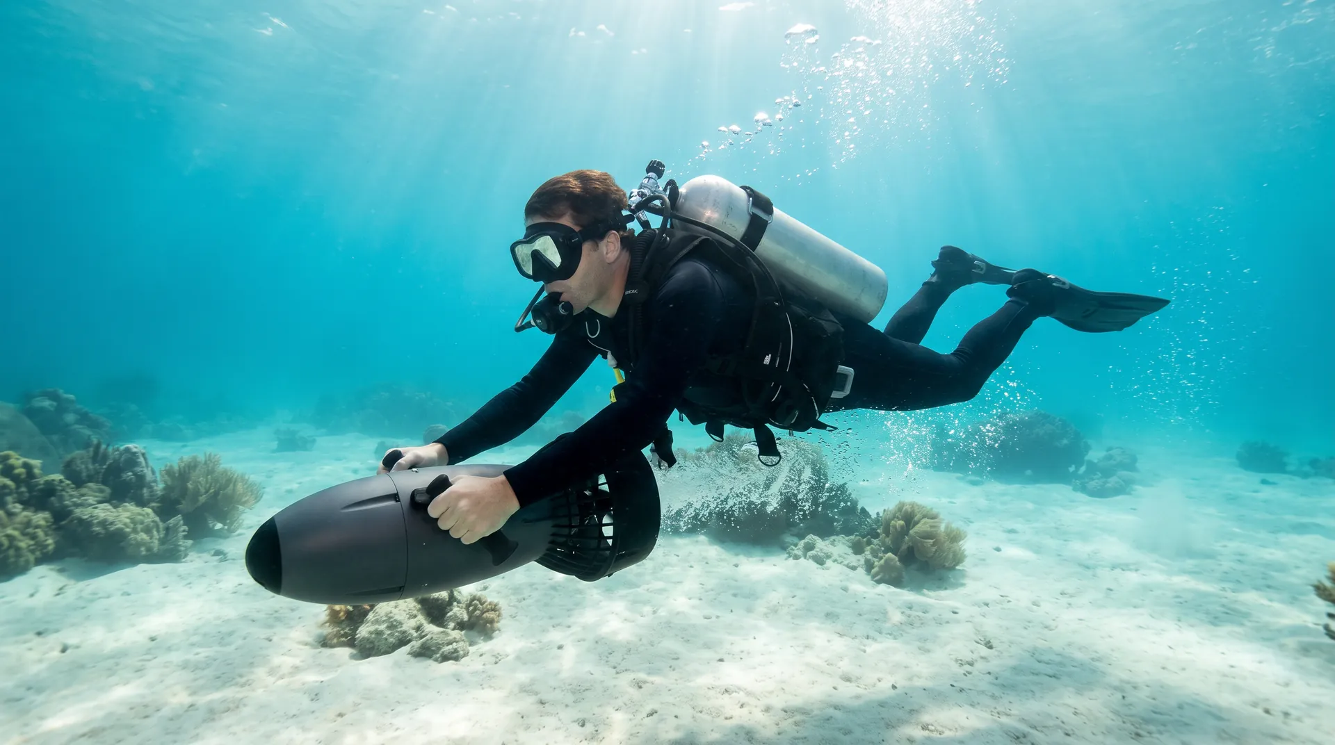 Aqua Scooter, in use