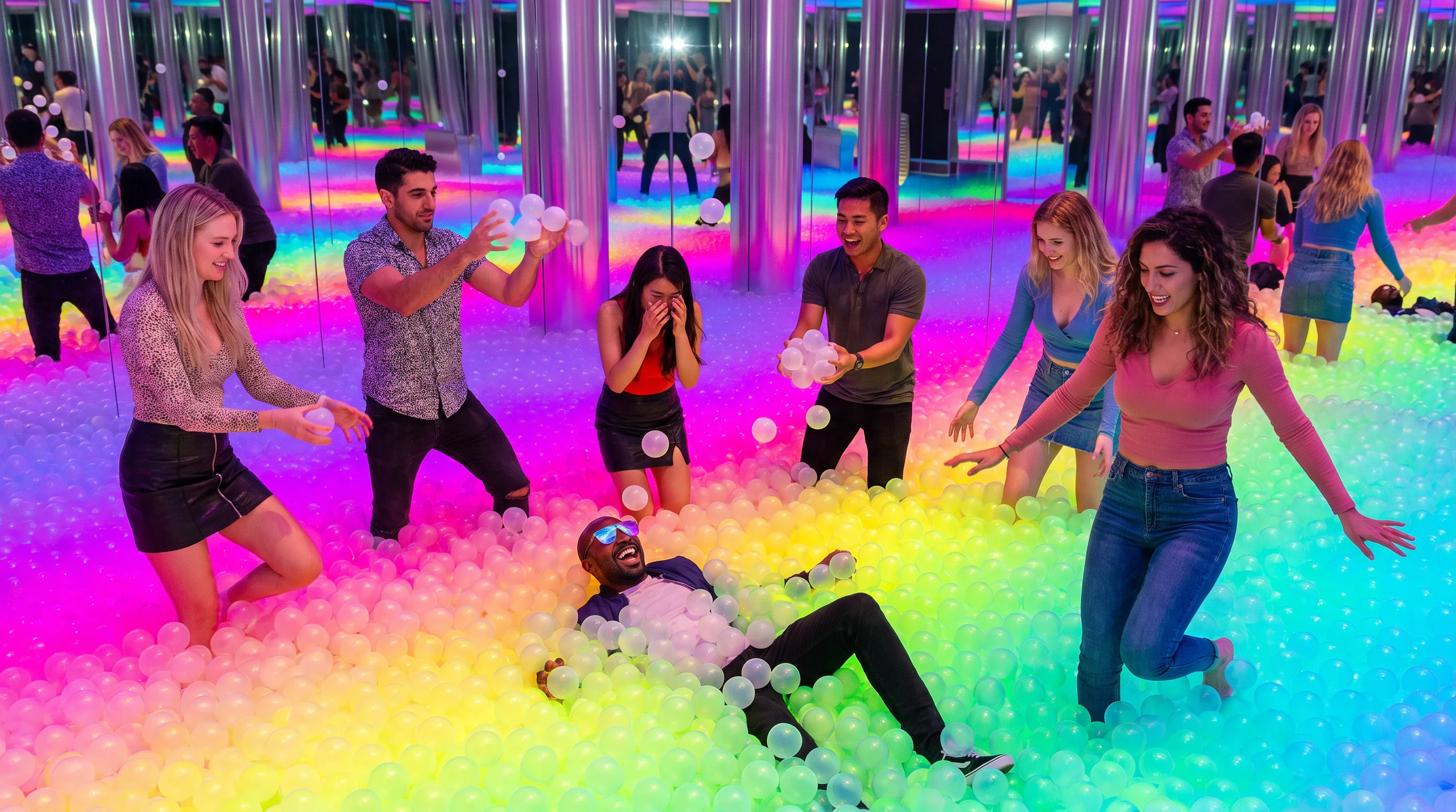 Ball Pool Bar, at a site