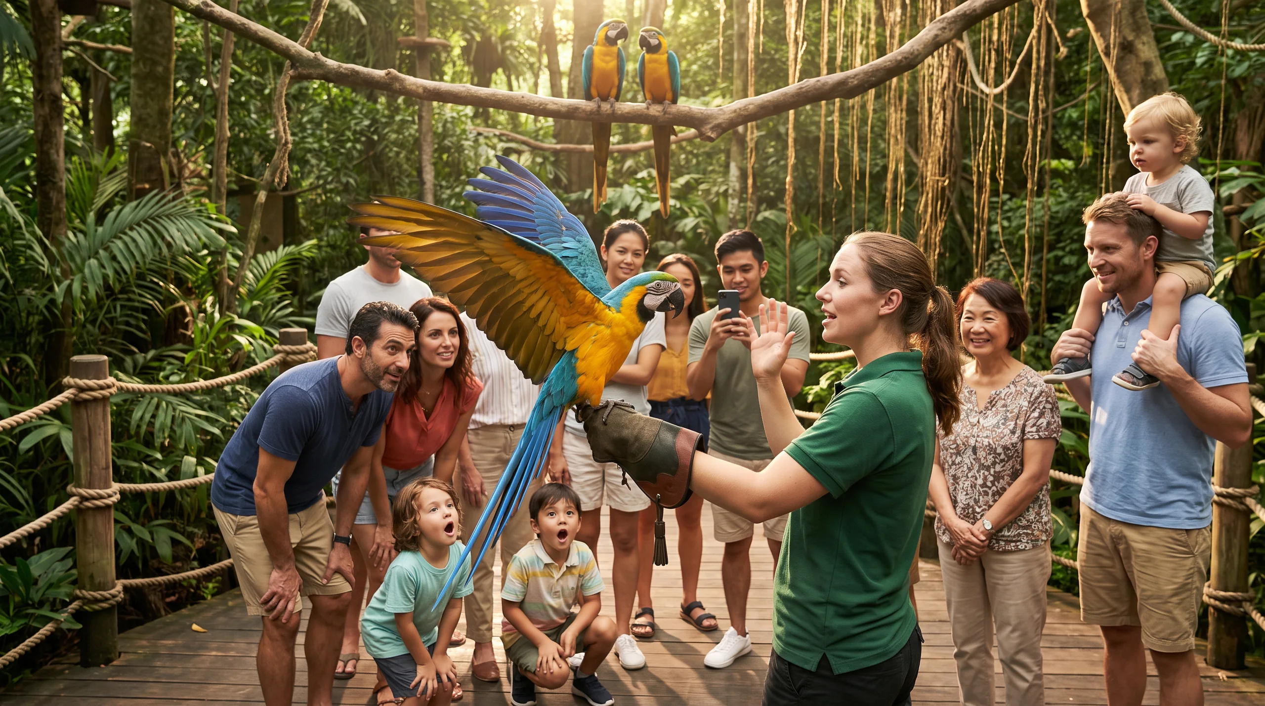 Bird Park, at a site