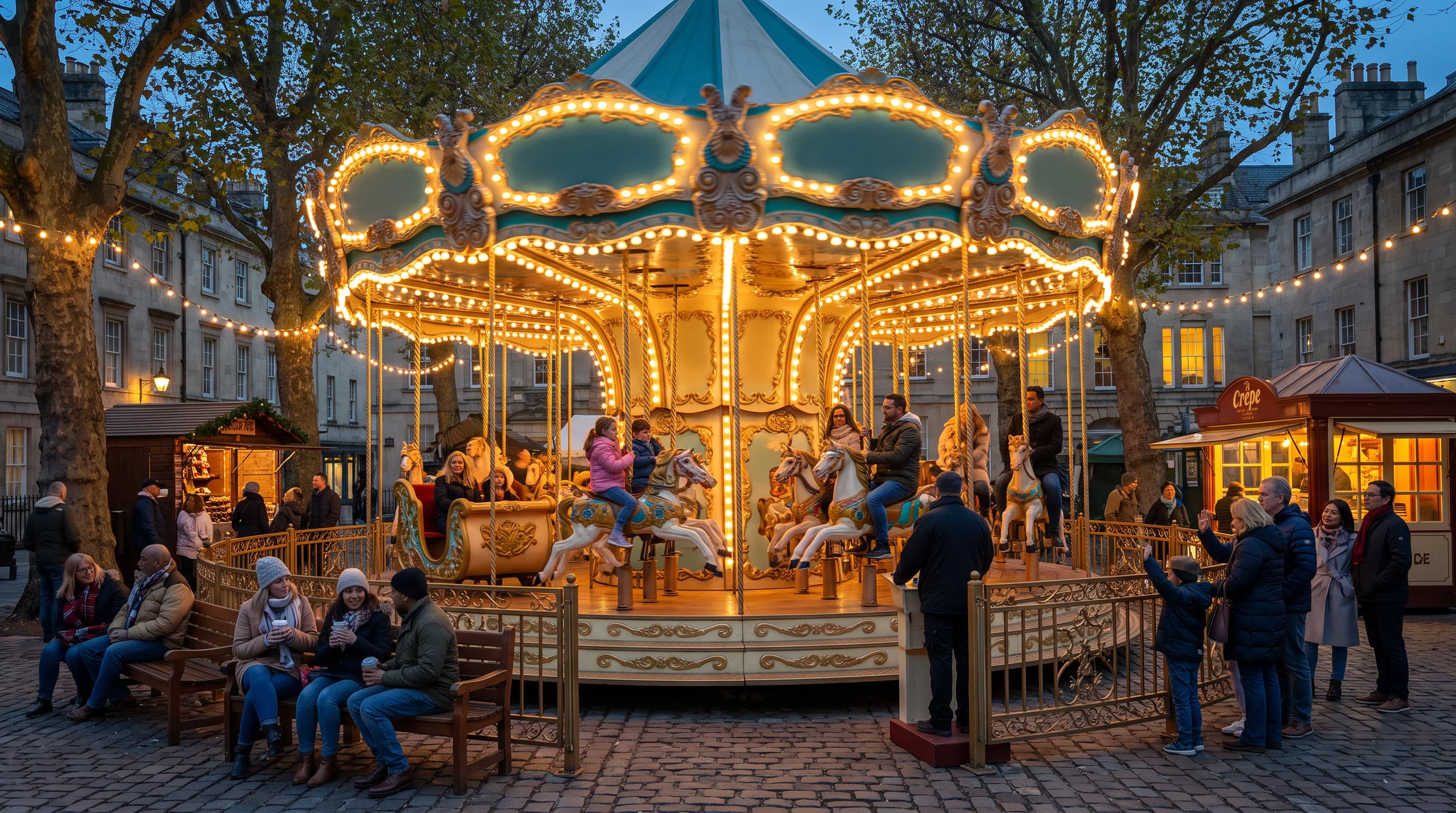 Carousel Ride, at a site