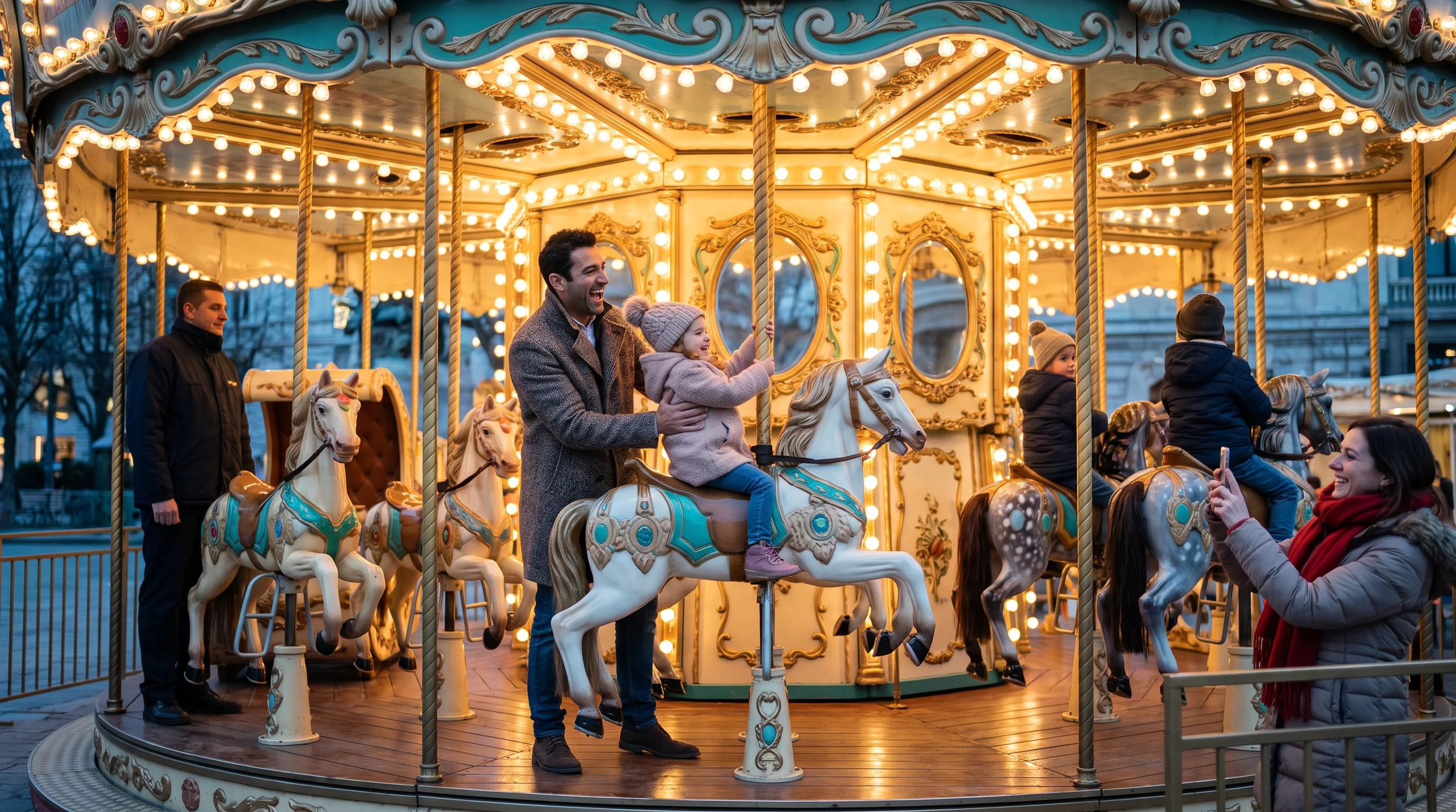 Carousel Ride, at a site