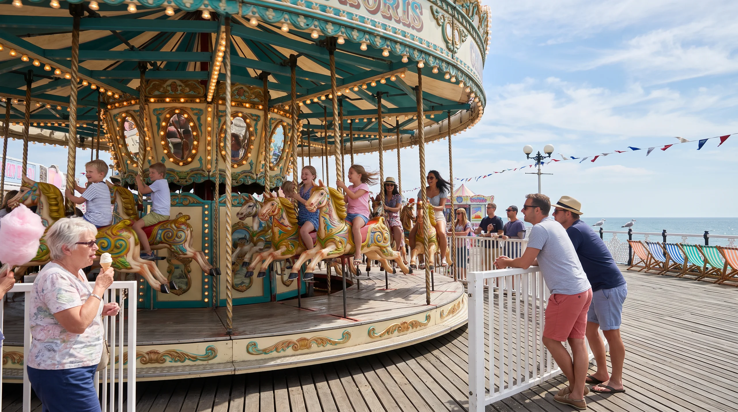 Carousel Ride, at a site