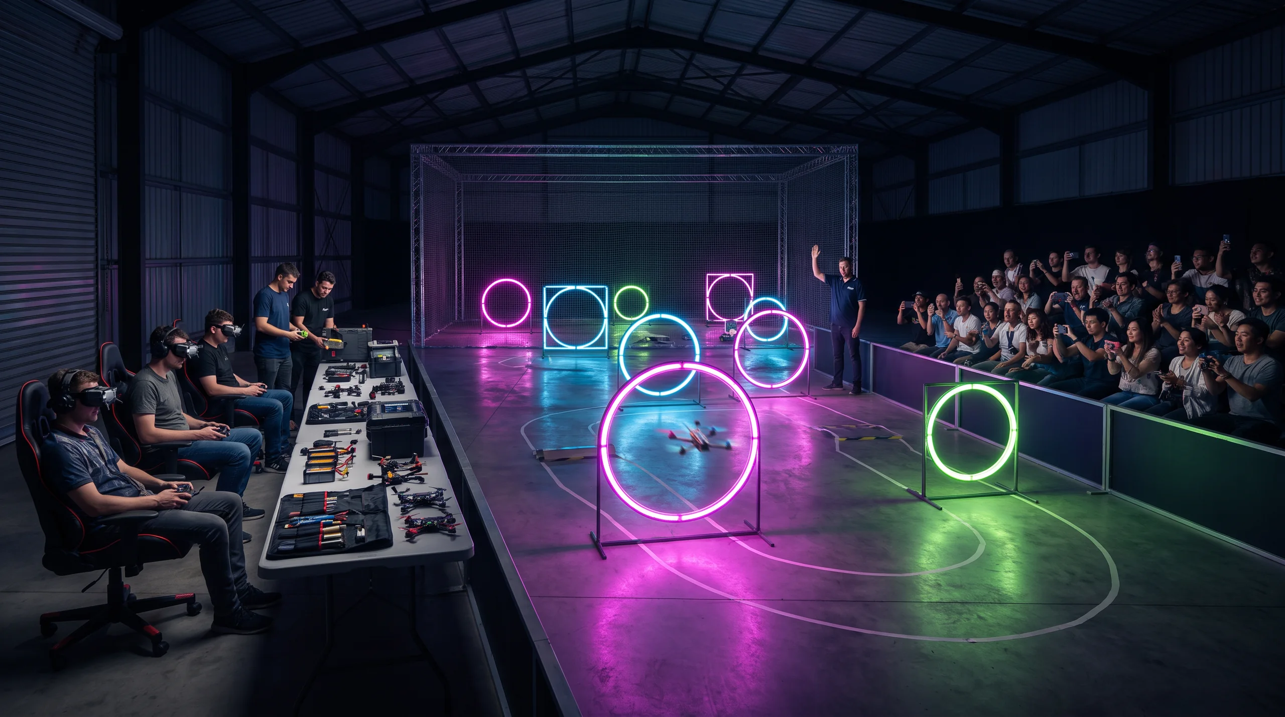 Drone Racing Arena, at a site