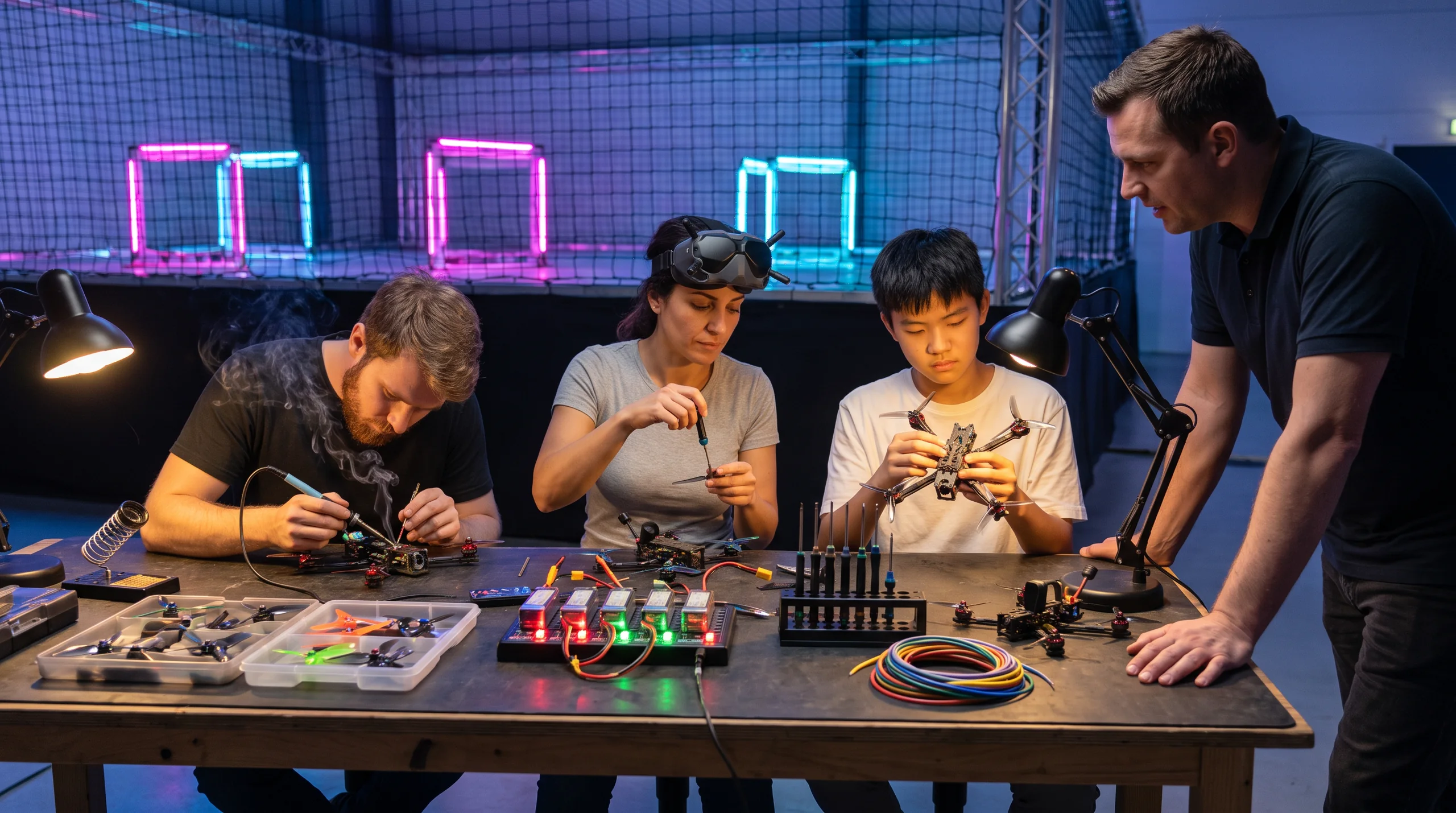 Drone Racing Arena, at a site