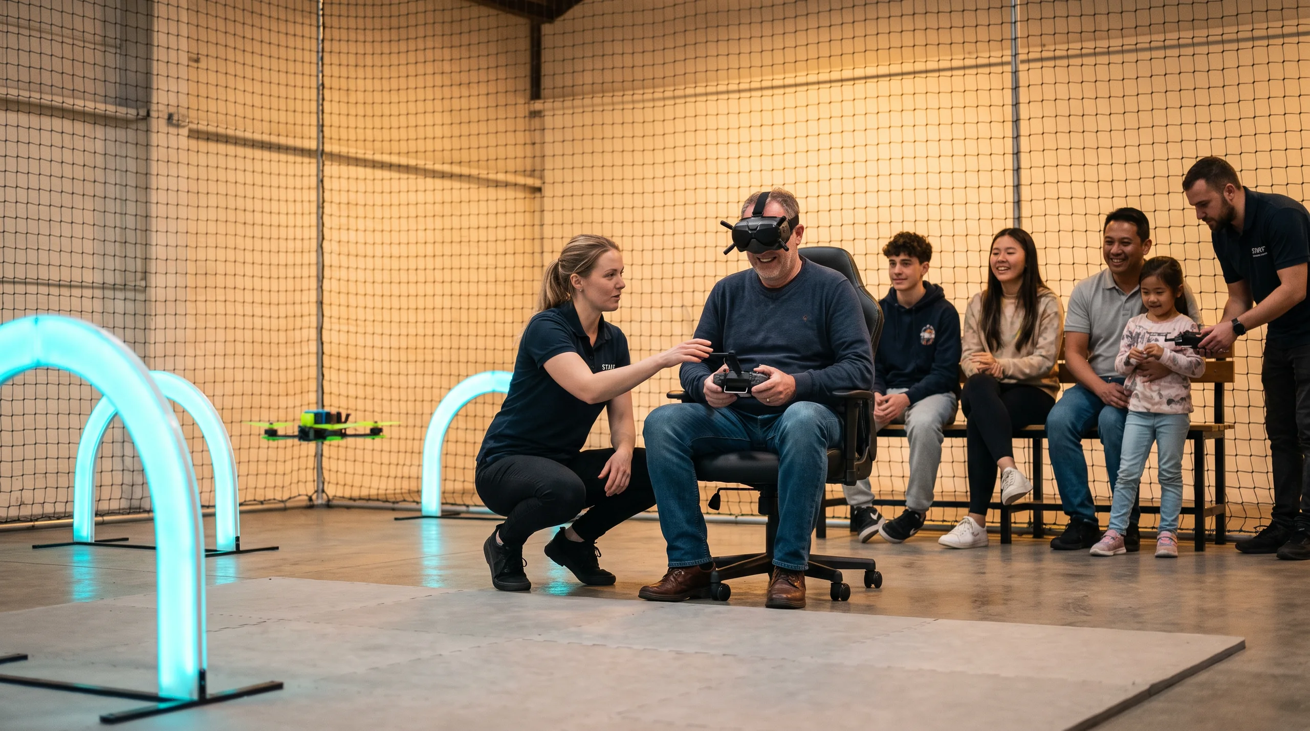 Drone Racing Arena, at a site
