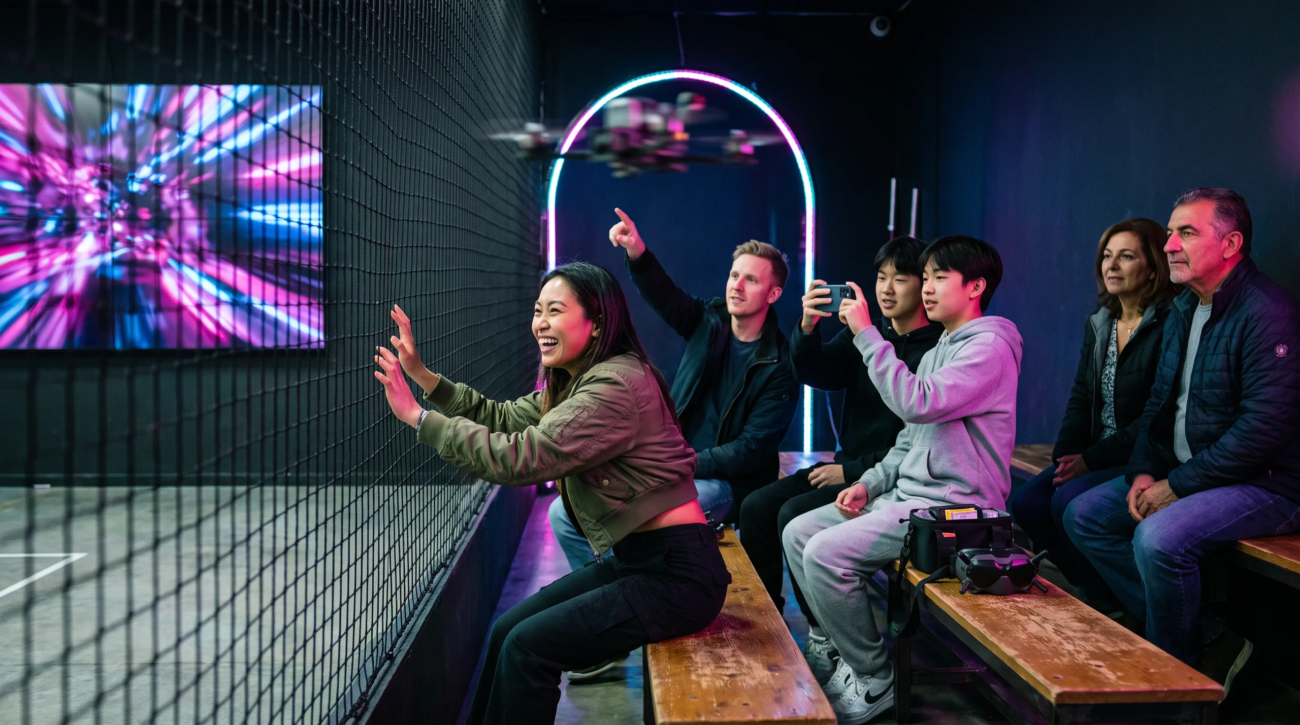 Drone Racing Arena, at a site