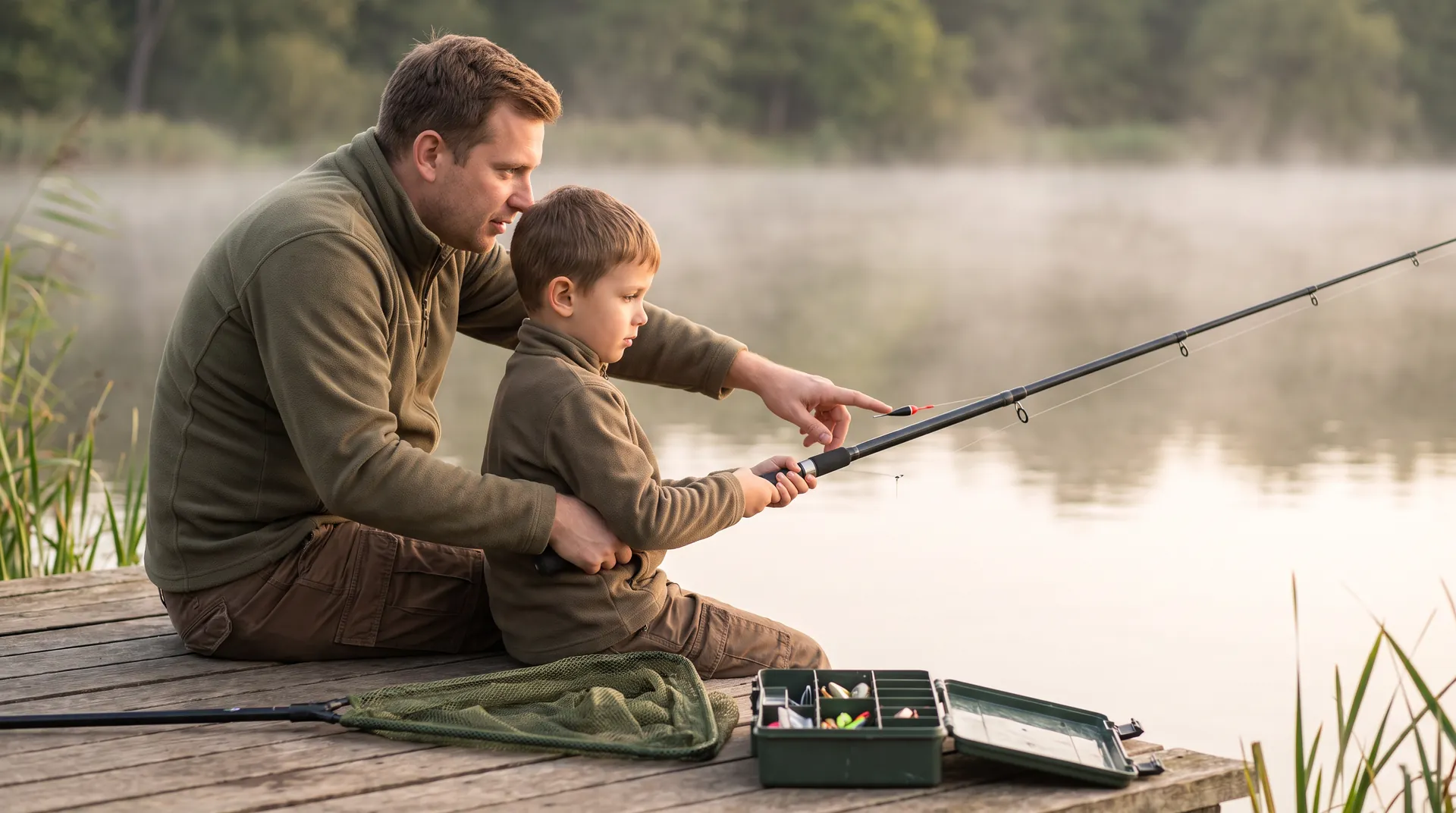 Fishing Kit, in use