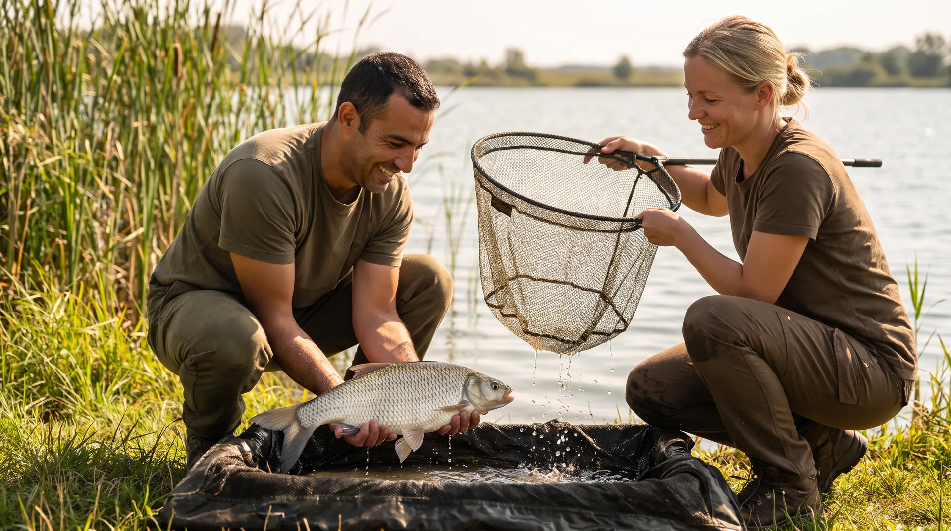 Fishing Kit, in use